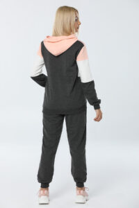 Different Baskılı Esofman Takımı (Pembe-Siyah) - Görsel 3